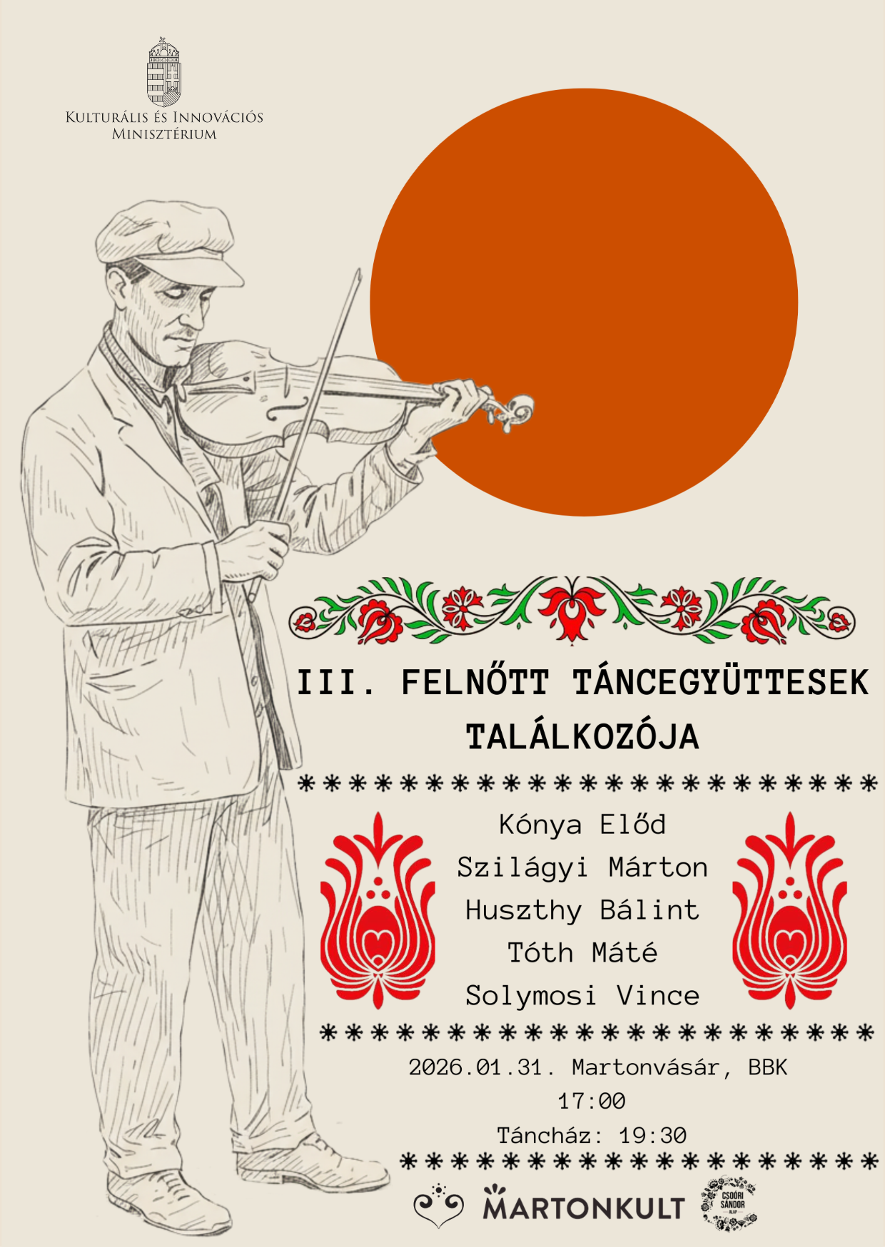 III. Felnőtt Tal&aacute;lkoz&oacute; - Zen&eacute;szek